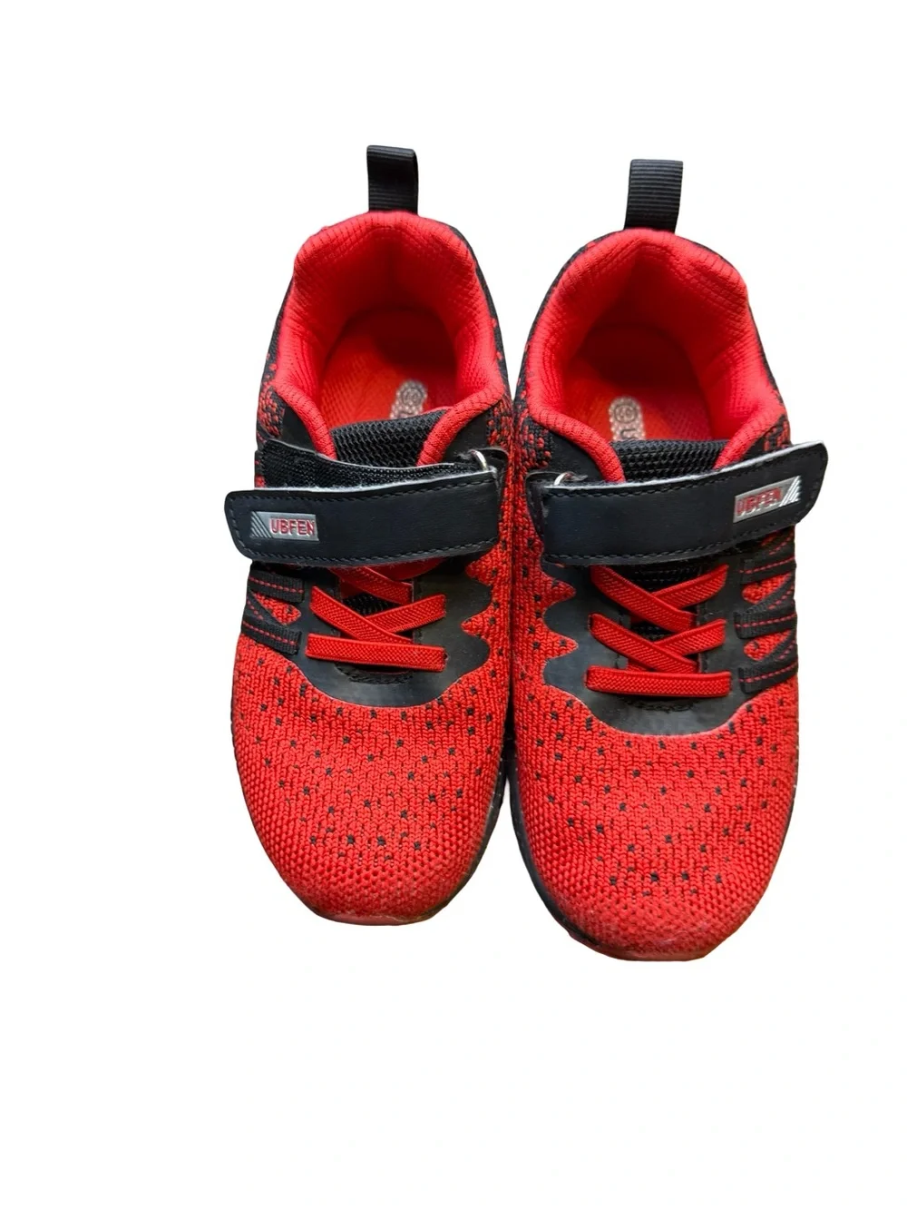 ✨❤️ UBFEN Kids Red & Black Lightweight Athletic Sneakers Size 12 ❤️✨‎